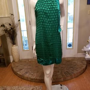 ❤Kelly green halter style dress
